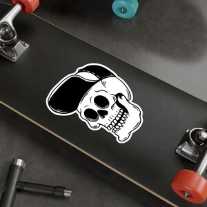 Skate or Die Sticker #4 / Decal / Laptop / Skateboard / Skater / Skull
