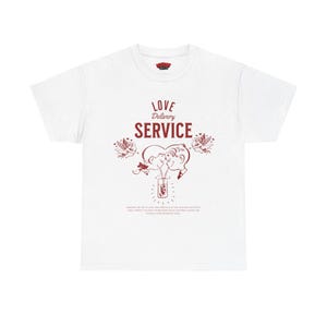 Love T-shirt by Hellbent Media Unisex Heavy Cotton Tee