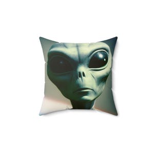 Alien Portrait #1 Pillow