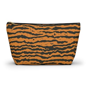 Tiger Print  Accessory Pouch #1