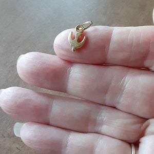 Tiny Holy Spirit Charm/Heavenly Trinity/Spirit of God/Silver or Gold Plated