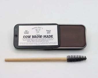 Tinted with Organic Cinnamon - Lifting & Hydrating Tallow Eyebrow Pomade