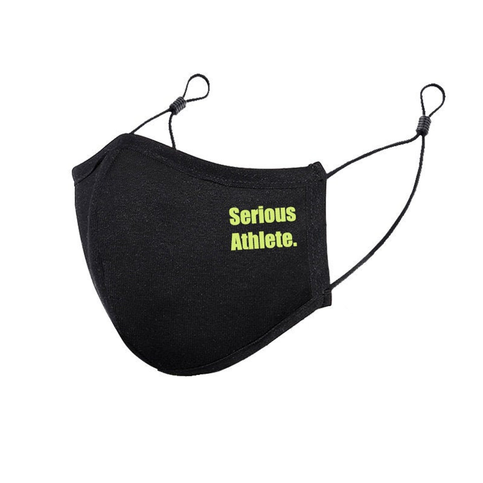 2X Athletic Face Mask Serious Athlete 100 Cotton Silver Etsy