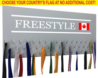 Freestyle -  Swimming Sports Medal Holder, medal display organizer for amateur and professional swimmers