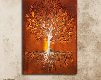 Large Wall Decor, Tree of Life extra size, Metal Tree, Corten Tree, Industrial Wall Art, Loft Design, Home Decor, Rusty Steel, Metal Art