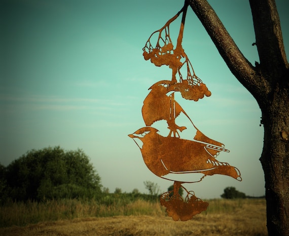 Oiseaux décoratifs de corten. Oiseaux de corten métal. Oiseaux de jardin en  métal. Décoration de jardin rustique. Un cadeau pour les amoureux du jardin  -  France