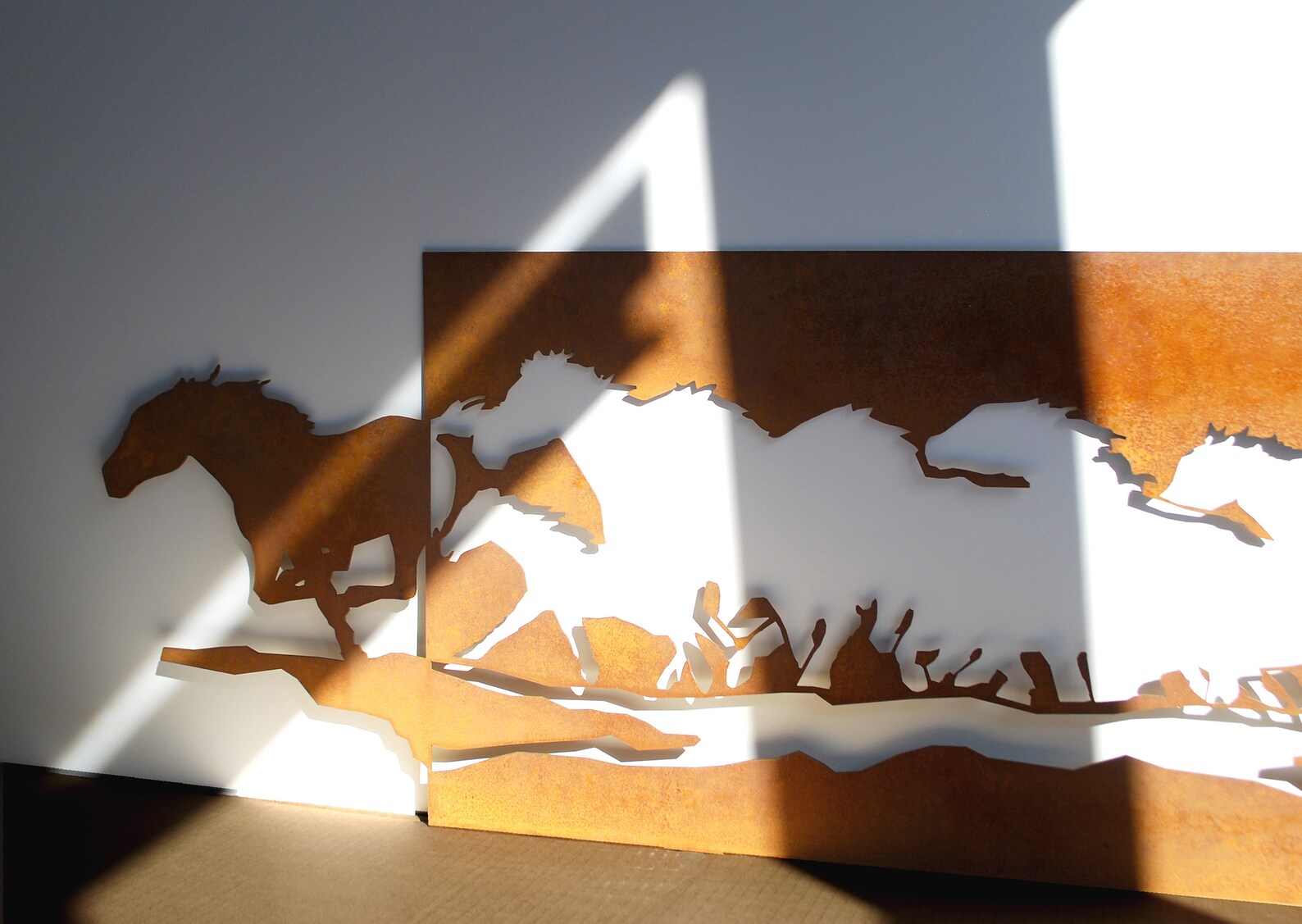 Metal Wall Art Horses. Galloping Horses Wall Decor. Home Etsy