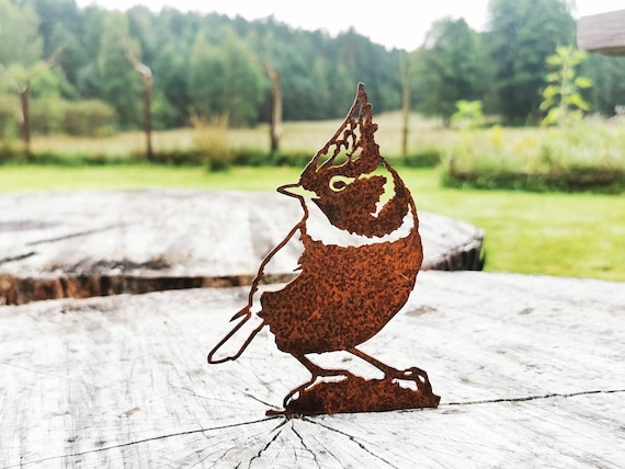 Rusty Metal Bird. Garden Metal Art. Decoration Corten Steel. Bird  Silhouette. Corten Bird. Metal Bird Gift. Garden Lovers -  UK