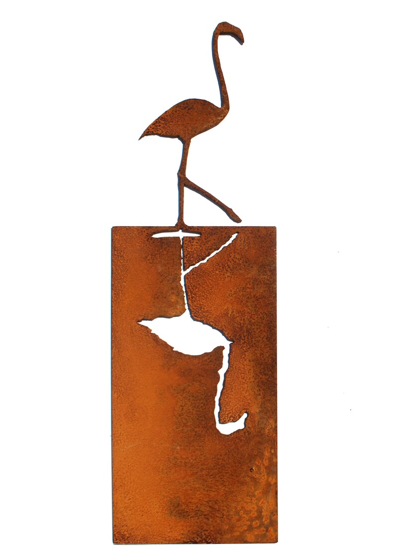 Flamingo Outdoor Wall Decor. Outdoor Birds Garden - Etsy