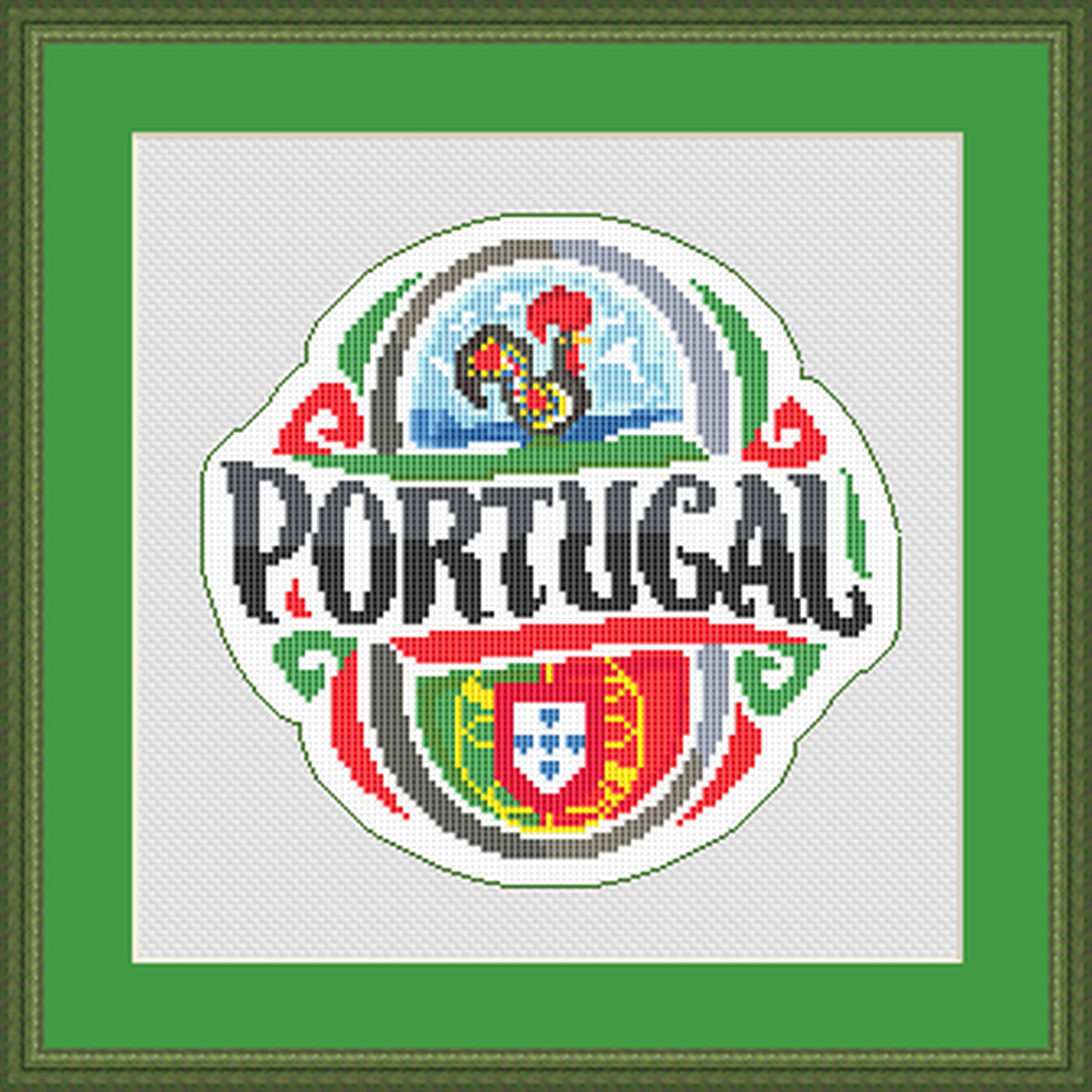 Portuguese Fish Cross Stitch Pattern - Stitched Modern