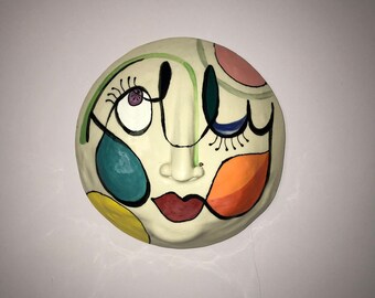 Ceramic abstract “Jolly” Wall Decor