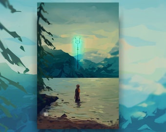 Claimed by the Sea Print