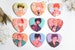 BNHA Spring & Summer Heart Buttons 