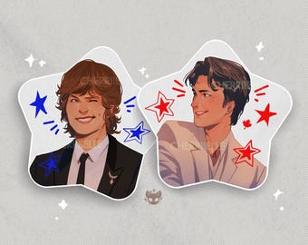 Hudcon Globes Star Buttons