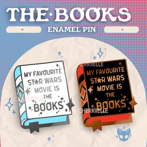 The Books Enamel Pin