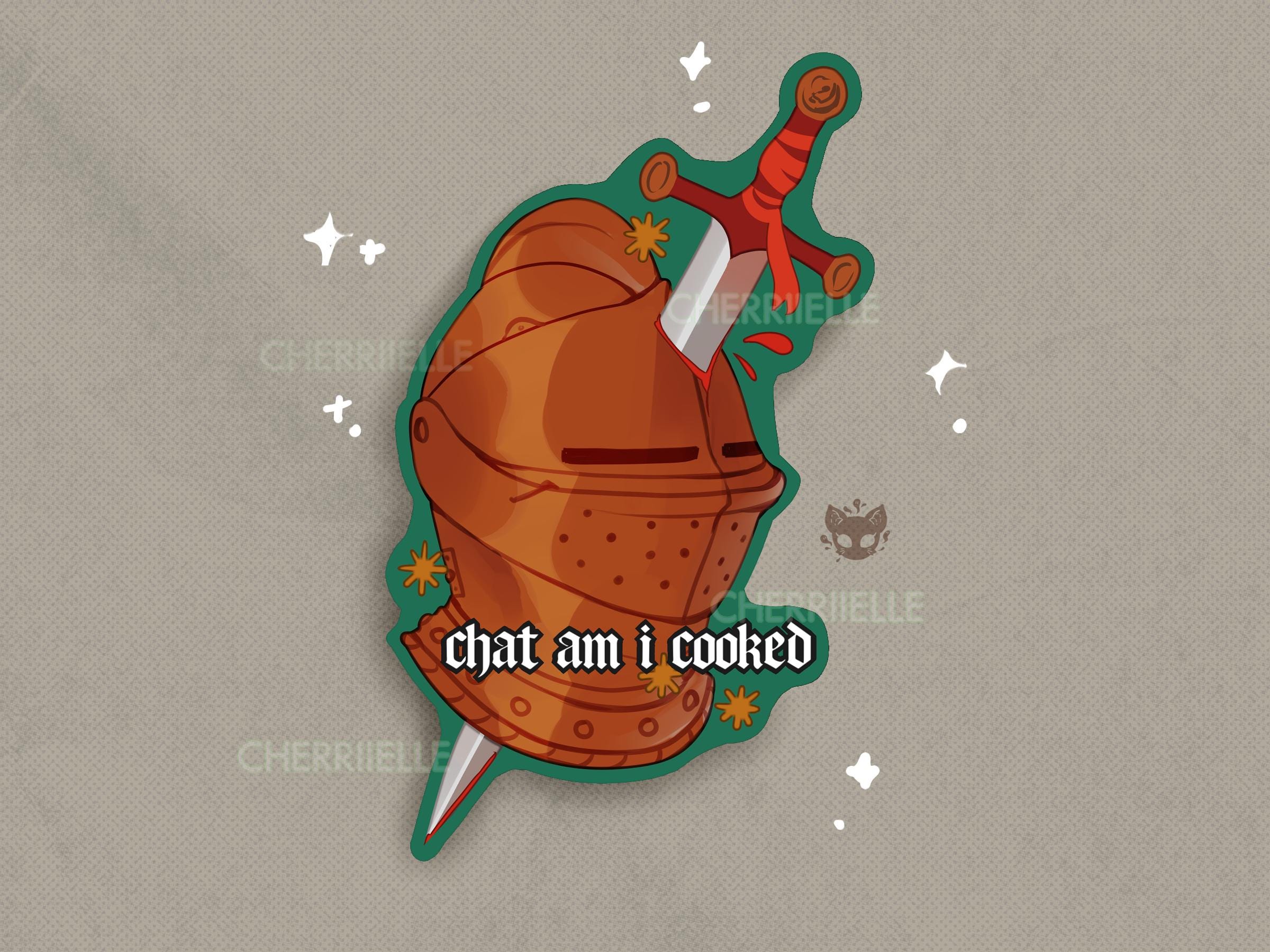 Am I Cooked Vinyl Sticker - Etsy