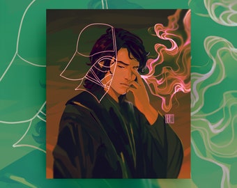 Smoke & Fire Print