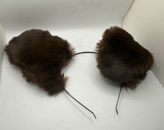 Brown Puppy Ears For Cosplay Fashion Furry Festival