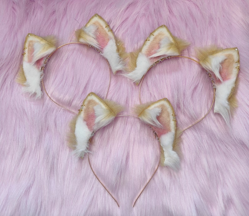 Blonde Kitten Ears Made To Order image 1