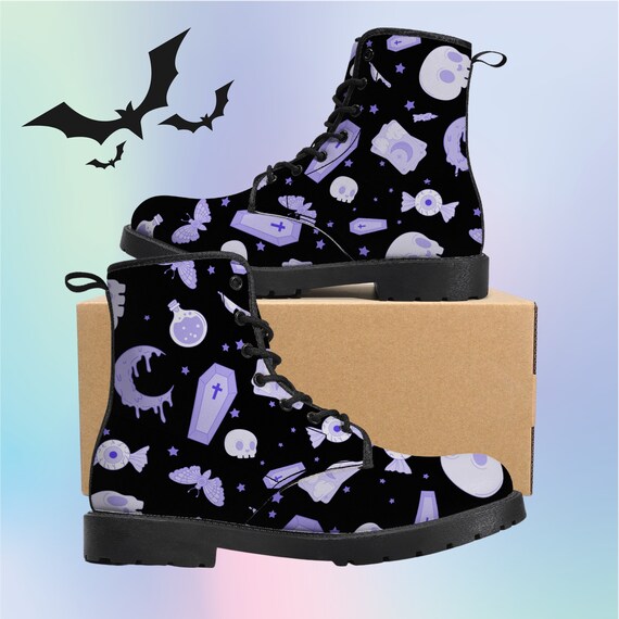 Vegan goth cheap boots