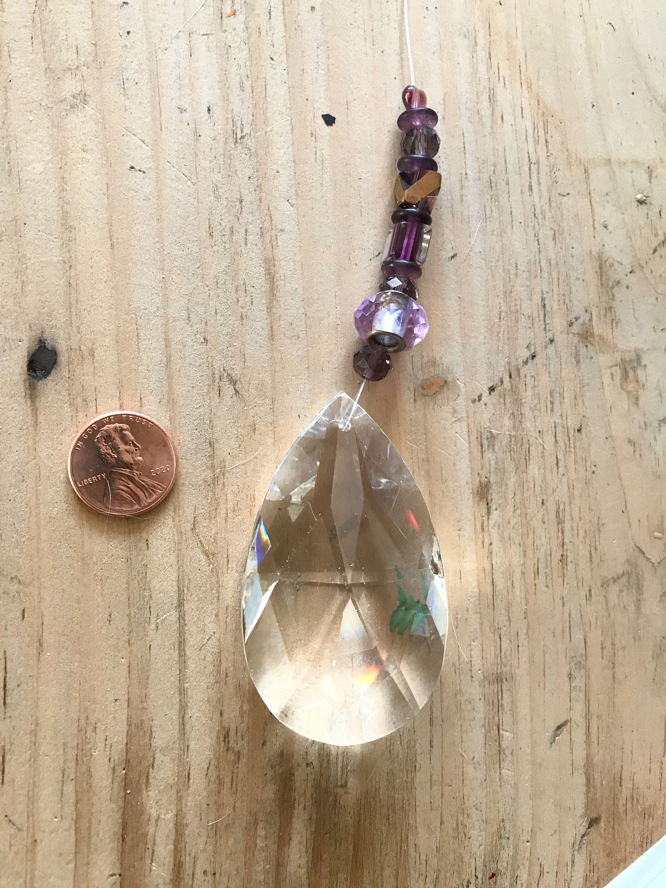 Beautifully Beaded Hanging Crystal Etsy