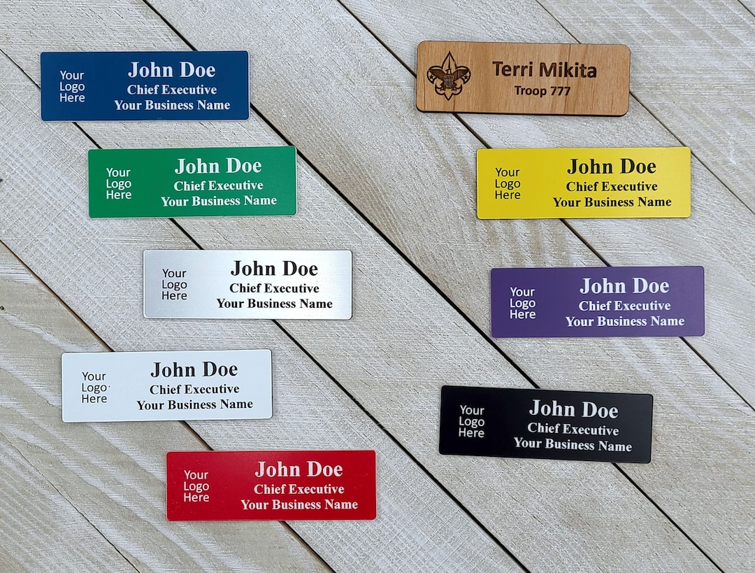 Laser Engraved Nametags | Nametag | Nametags | Name Badge | Custom Name ...