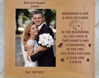 Personalized Wedding Picture Frame: Mr & Mrs Gift
