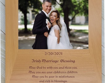 Personalized Wedding Picture Frame: Anniversary Keepsake Gift