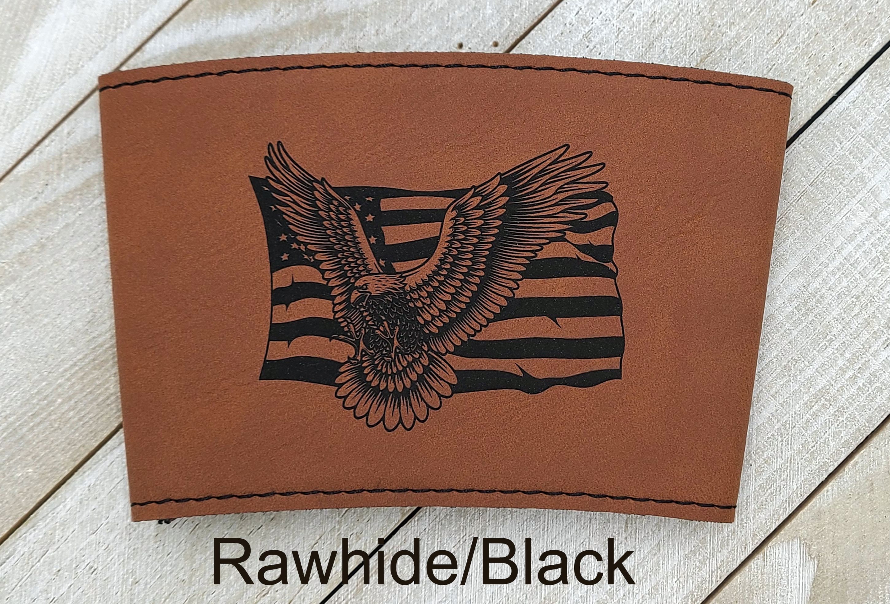 Personalized Coffee Cup Sleeve in Horween Leather for BRCC & Starbucks –  Custom Leather and Pen