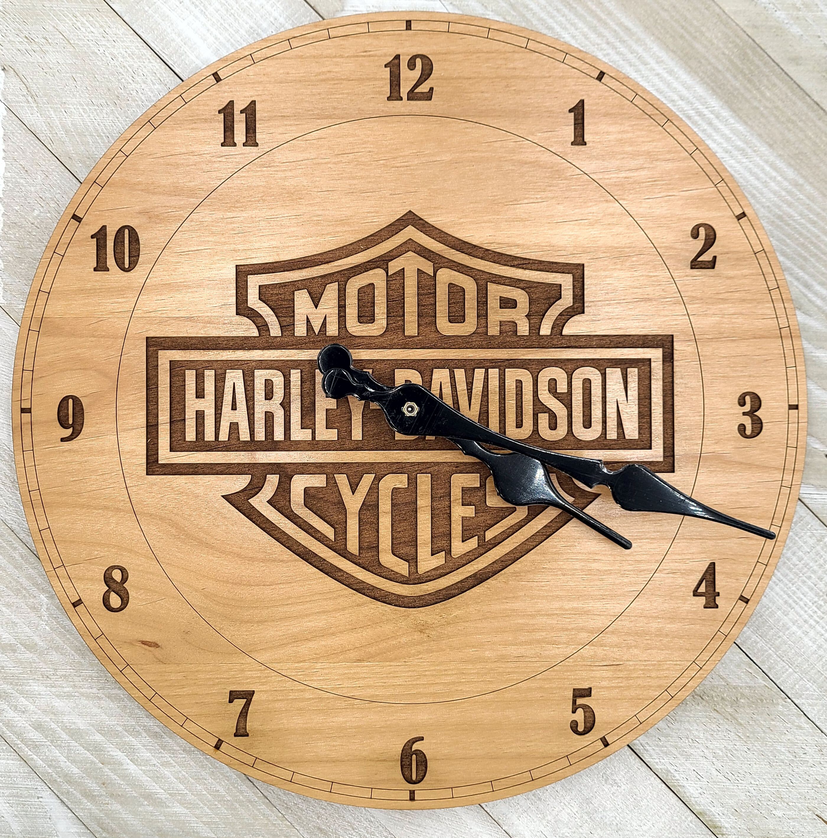 Personalized clock Harley Davidson Clock wedding gift Etsy