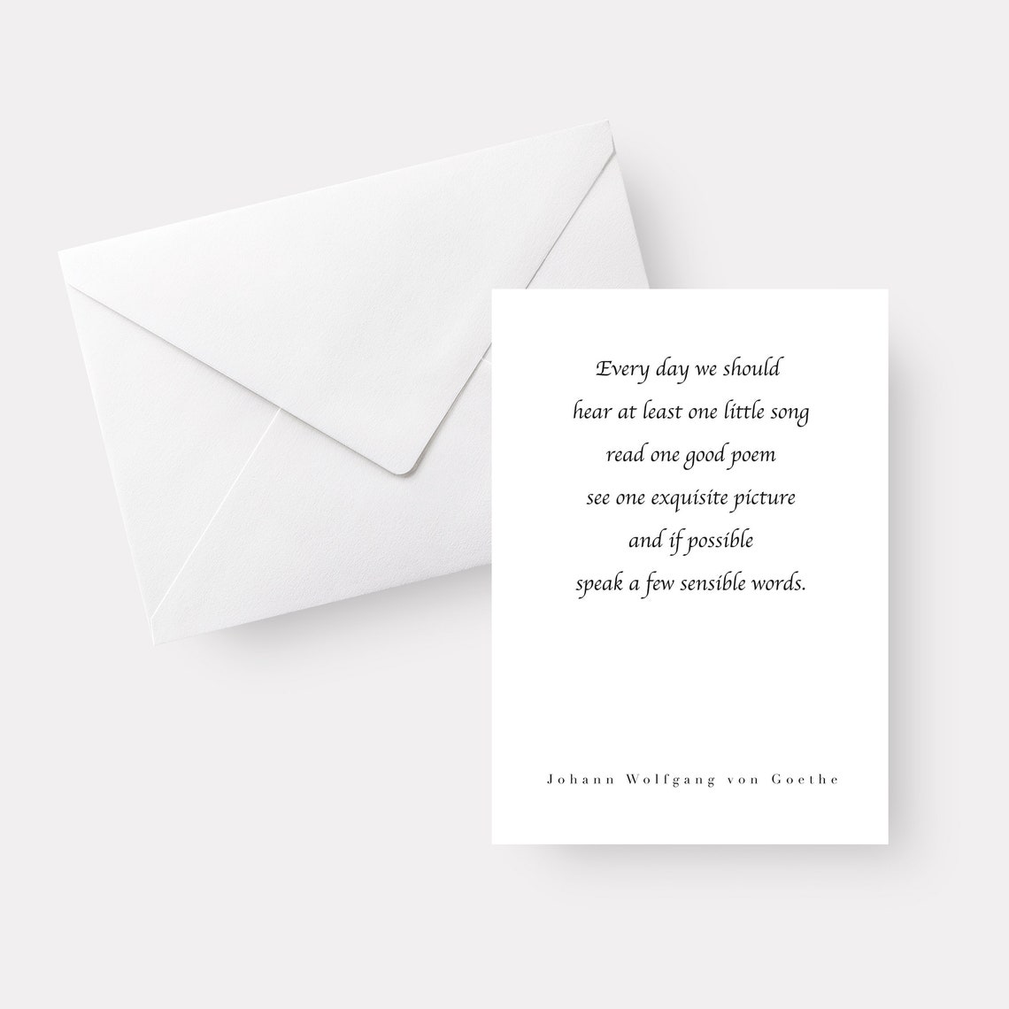 Citation de Goethe citation inspirante téléchargement Etsy