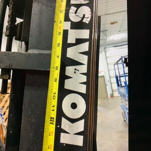 Komatsu 20 forklift decals image 1