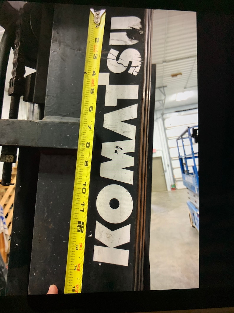 Komatsu 20 forklift decals image 1