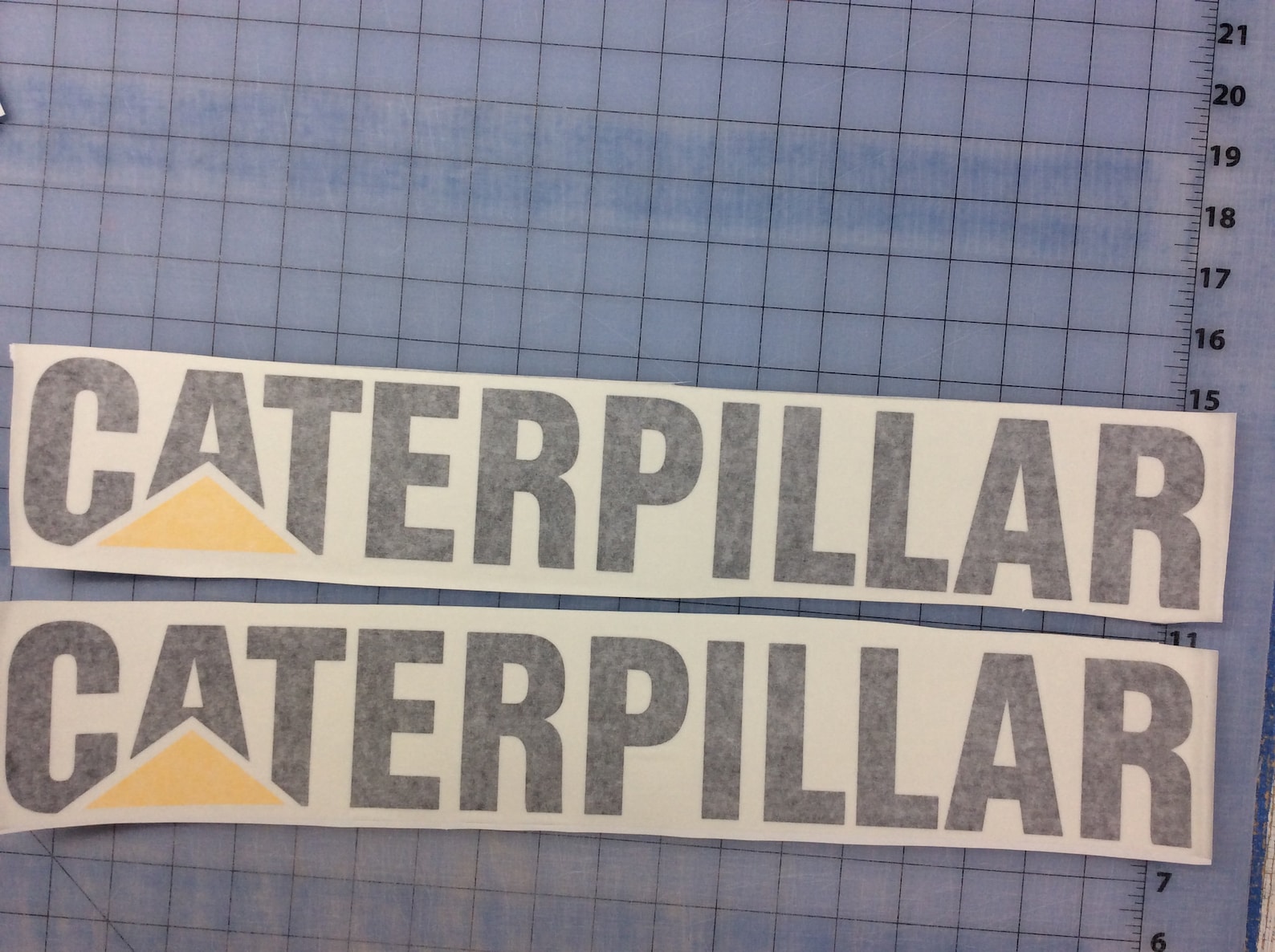 2 30 inch Caterpillar Heavy Equipment Decal Stickers Black Etsy