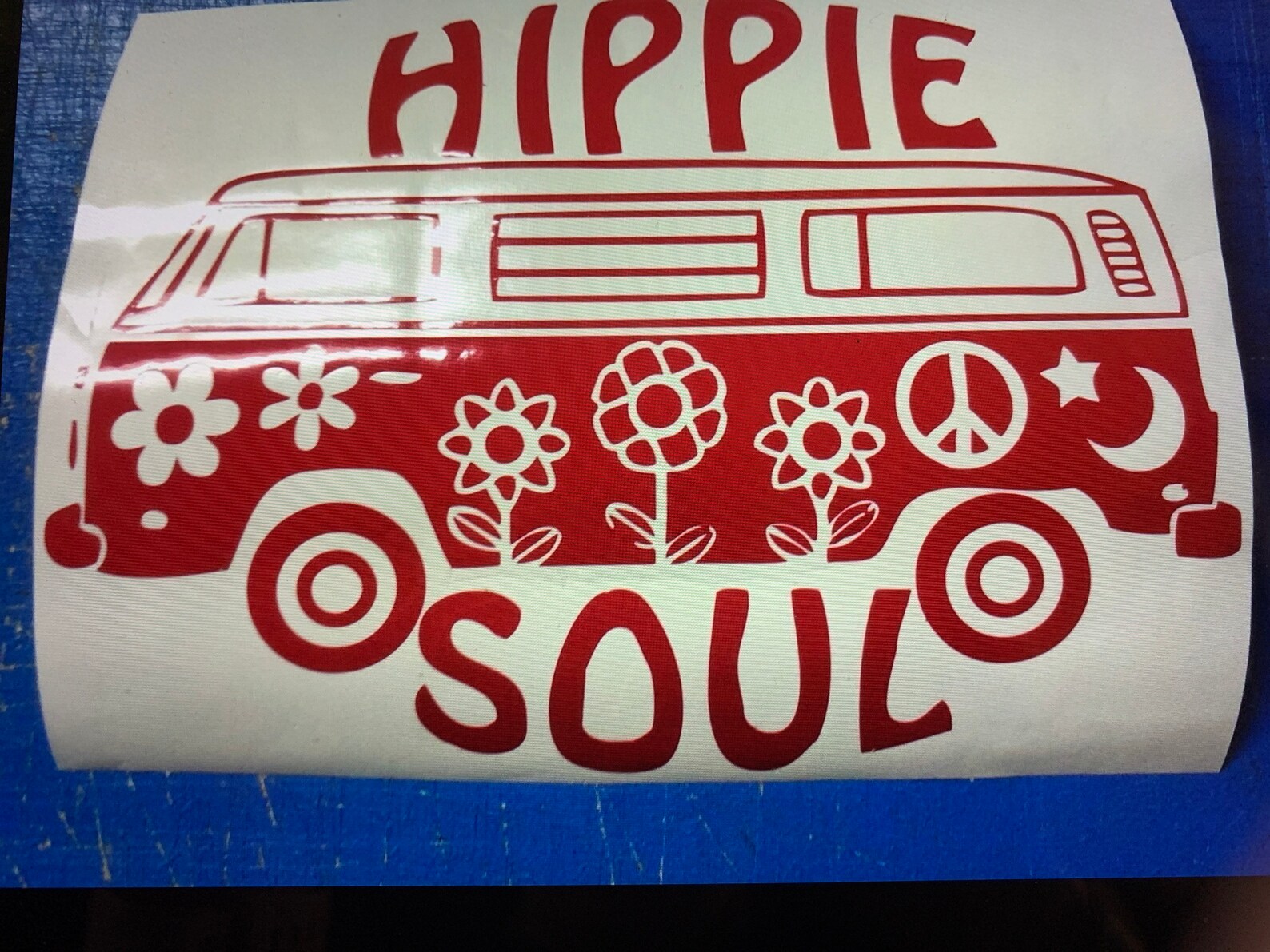 Be Volkswagen Van Bus Hippie Soul Decal Sticker - Etsy