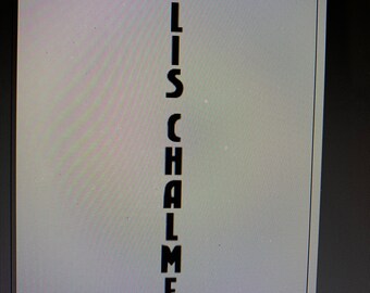 Allis Chalmers vertical Forklift Decals Stickers