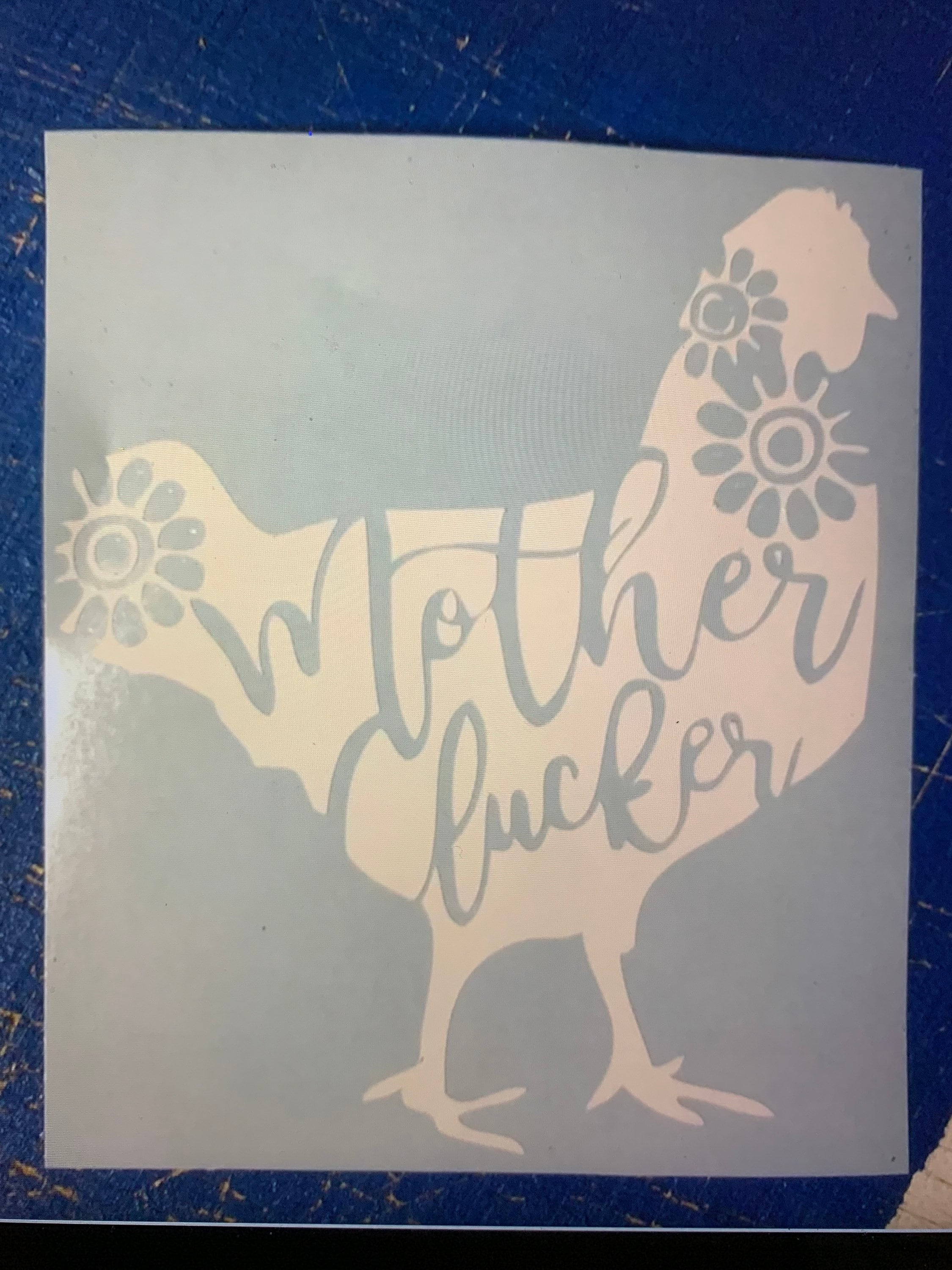 Mother Clucker Chicken Vinyl Decal Sticker Car Truck Rv Kitchen ...
