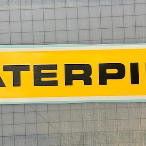 1- Set of 26 inch 3 Color Caterpillar decal stickers