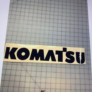 Komatsu 20 forklift decals image 3