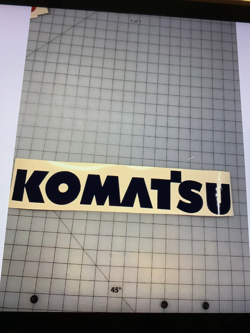 Komatsu 20 forklift decals image 3