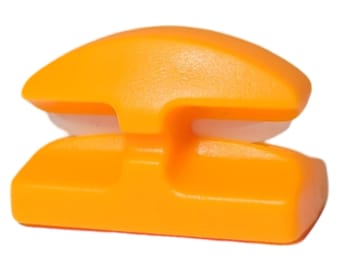 Thread Cutterz Ceramic Peel n' Stick Flat Mount - Orange