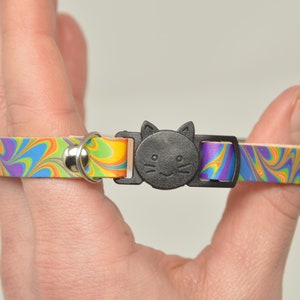 Breakaway Leather Cat Collar, Cat Collar with Bell, Breakaway Cat Collar, Personalized Cat Collar, Personalized Pet Collar, Cat Bell, Custom