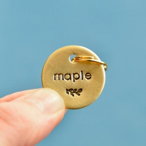 Personalized Dog Tag,Dog Gift,Gold Tag,Engraved,Brass,Dog Collar Tag,Custom,Dog ID Tag,Small Dog Tag,Pet Tag,Dog Name Tag,Puppy Tag,New Dog