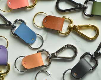 Personalized Keychain, Leather Keychain, Keychain For Women, Key Clip, Keychain With Split Key Ring, Key holder, Key organizer, Car Key, EDC