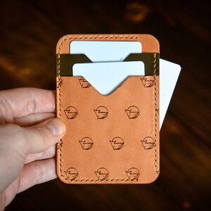 Carteira de couro minimalista, bolso para dinheiro, capa para cartão, carteira com três bolsos, carteira fina, porta-cartões de couro, carteira personalizada, EDC