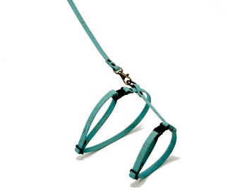 Cat Harness and Leash, Fully Adjustable, Escape Proof, Vegan Cork Cord, Eco Friendly, XS Cat,XL Cat, Kitten Harness, Cat Collar, Custom Made