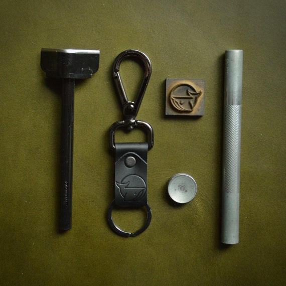 Keychain, Teardrop Swivel Snap Hook, Leather Keychain, Key