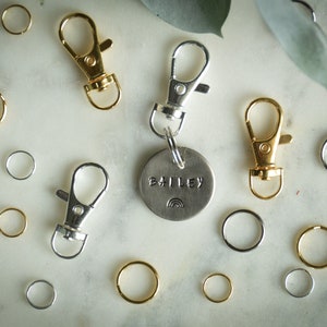 Dog Tag Clip, Cat Tag Clip, Pet ID Clip, Swivel Lobster Clasp, Swivel Clasp Add On, Small Lobster Clasp, Dog Collar Add On,Cat Collar Add On