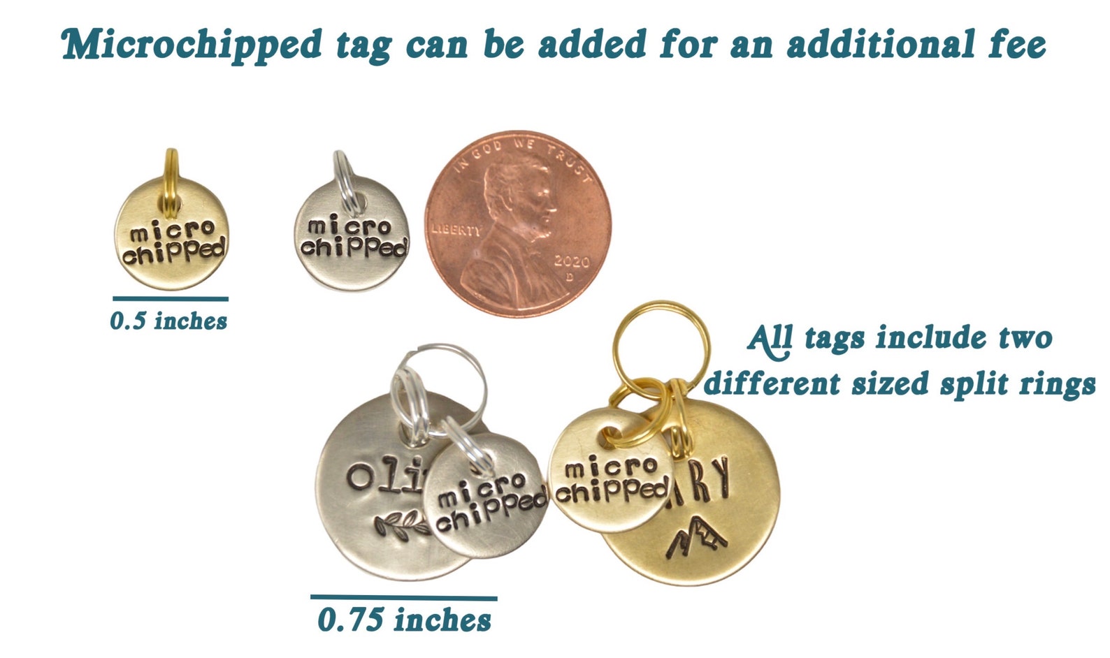 Cat Tag Cat ID Tag Small Pet Tag Cat Name Tag Microchipped Etsy