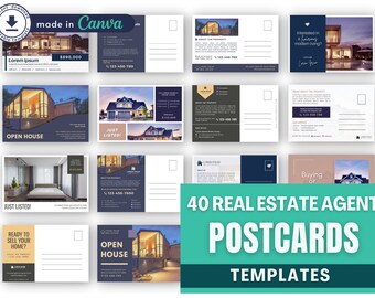 Real Estate Postcard Template -Editable Realtor Post Card For Neighbor - Find More Listing And Buyer With This - Best Marketing Tool